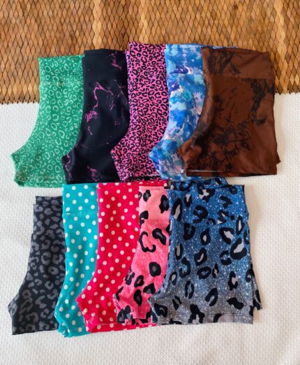 Short Fitnes Estampado Curto