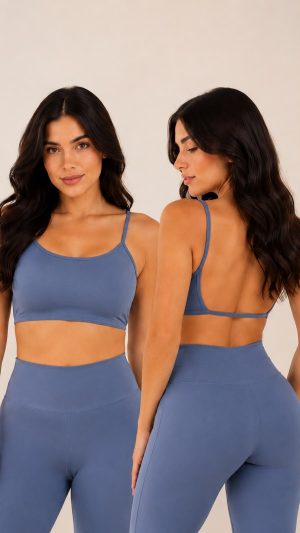 Top Fitness Feminino Costa Nua Alcinha Premium